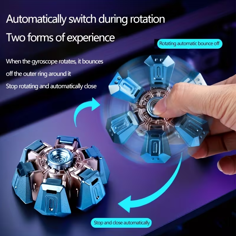 Giroscopio de Deformación Mecánica – Peonza Explosiva para Adultos y Fiestas