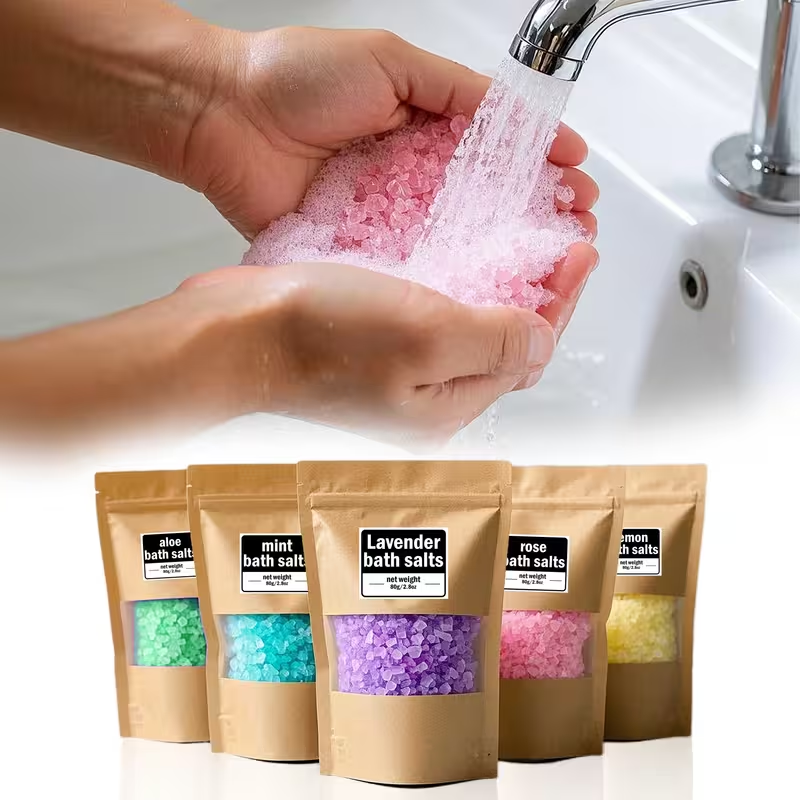 Juego de Baño Moderno de 5 Piezas – Dispensador de Jabón, Portacepillos y Accesorios con Diseño Arenisca