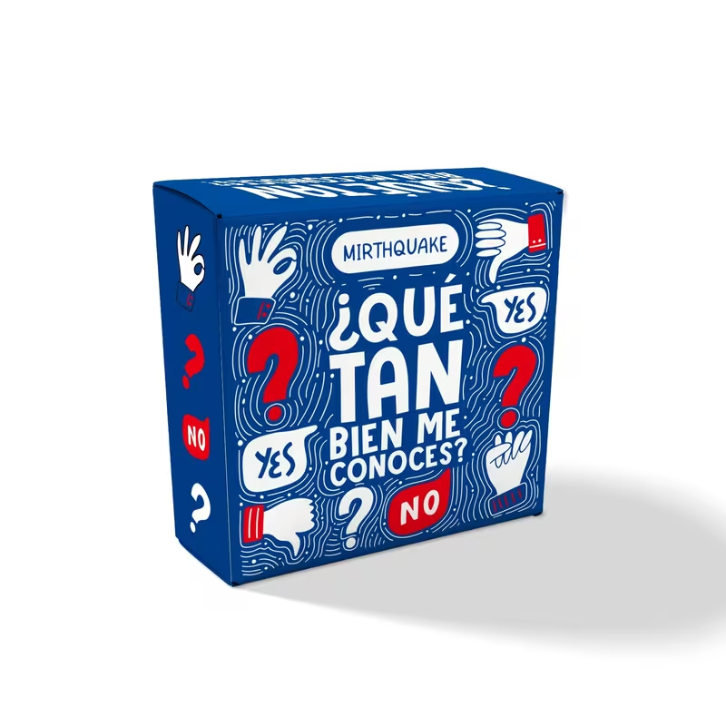 Juego de Mesa “¿Me Conoces?” – 50 Tarjetas de Preguntas para Familias y Amigos