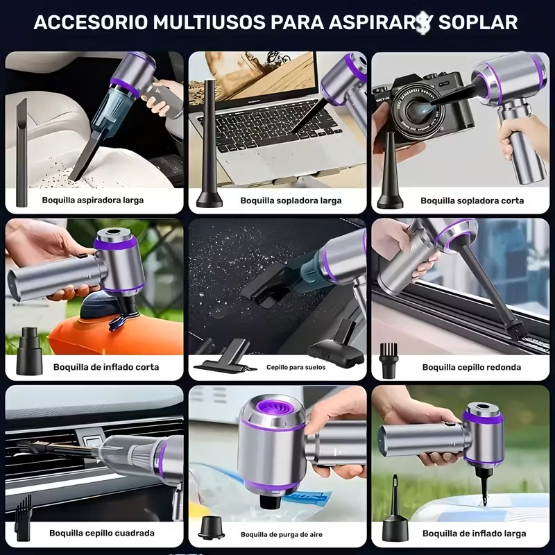 Aspiradora Portátil Inalámbrica 4 en 1 de 20000PA