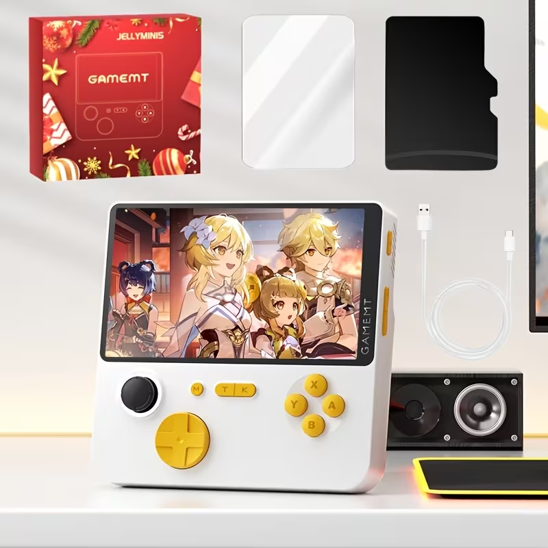 Consola de Juegos Portátil E5 2026 – Pantalla IPS 5” HD, Batería 5000mAh y Carga Rápida