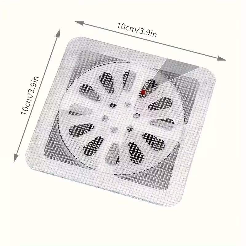 10 Pegatinas Atrapa Cabello para Desagüe – Filtro Autoadhesivo Anti-Obstrucción