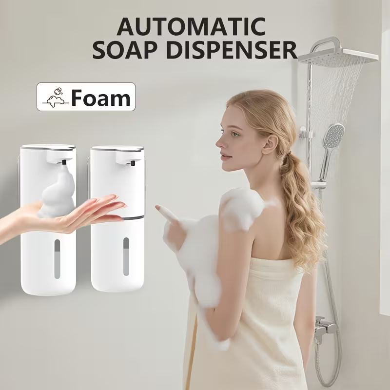 Dispensador Automático de Jabón de 380ml con Sensor Táctil