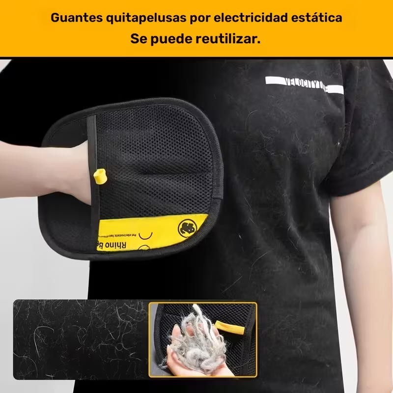Guantes de Eliminación de Pelo Estático para Mascotas