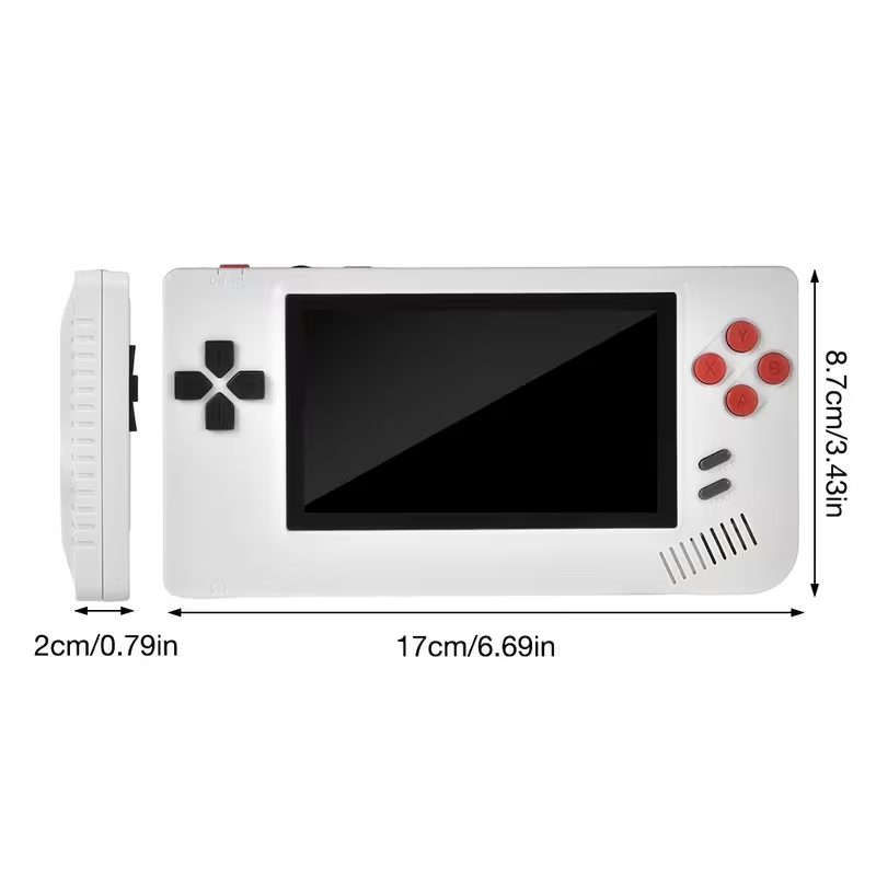 Consola de Juegos Portátil Retro 4.3” – Arcade Clásico con Batería y USB