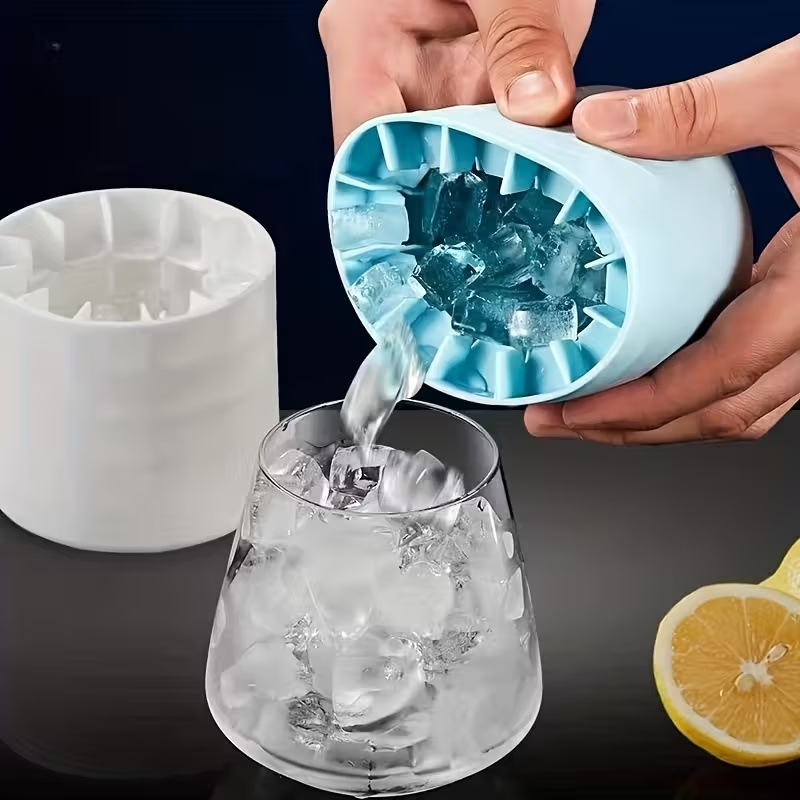 Molde de Silicona para Cubitos de Hielo